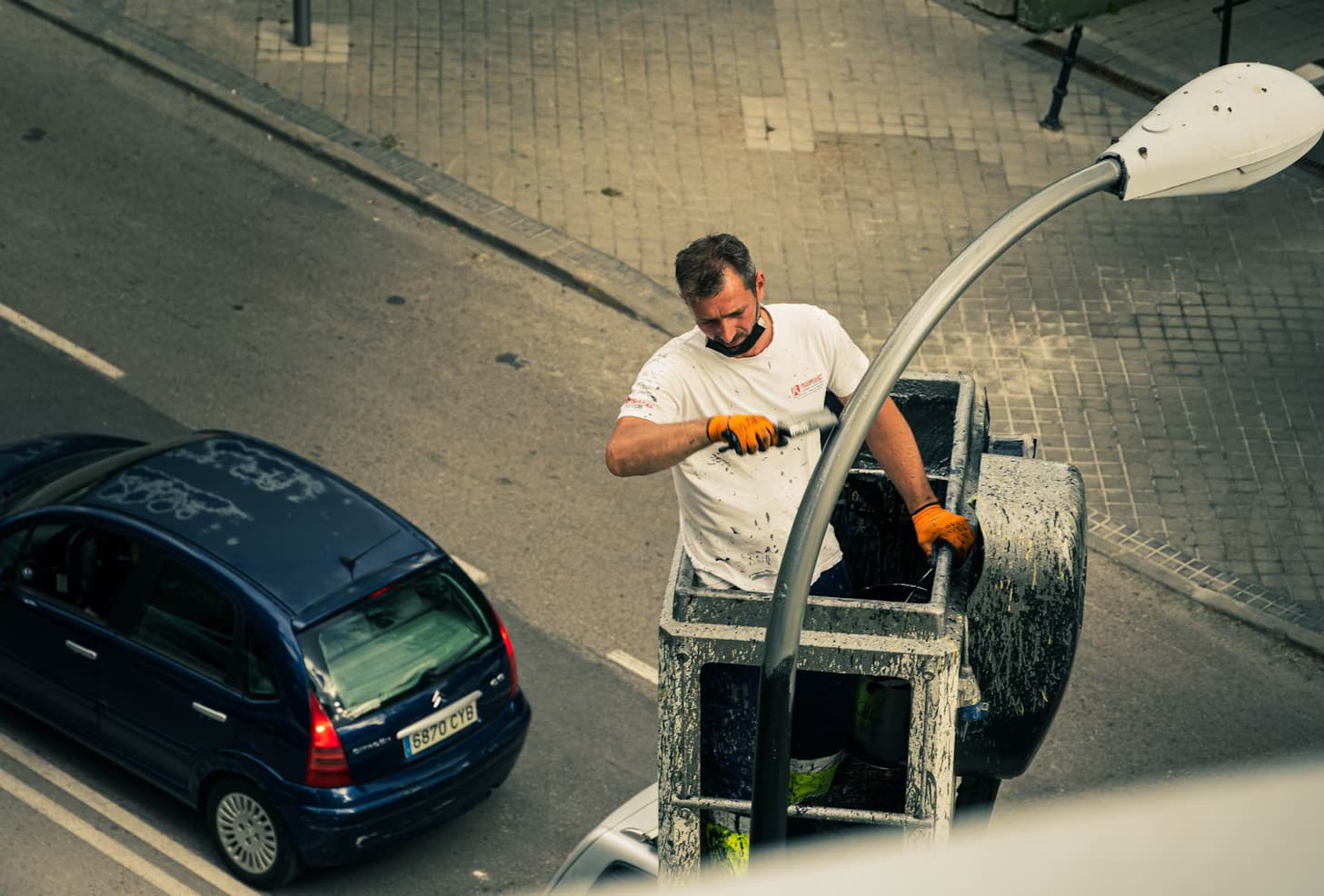Výškové práce - bezpečné čistenie vo výškach